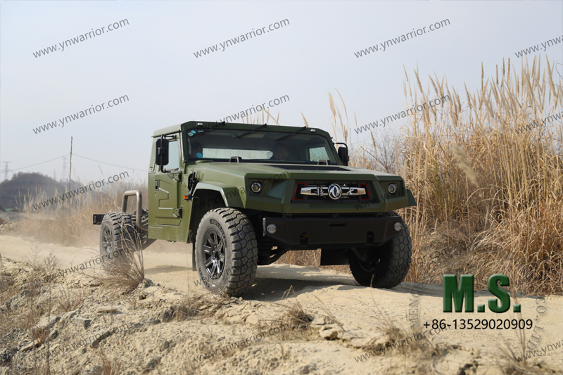 Dongfeng Chasis todoterreno 4x4 Mengshi con cabina para veh&iacute;culos militares 