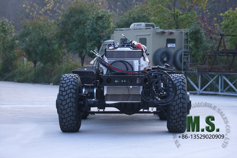 Chasis rodante de 340 caballos de fuerza para autob&uacute;s con cableado y circuito completo 