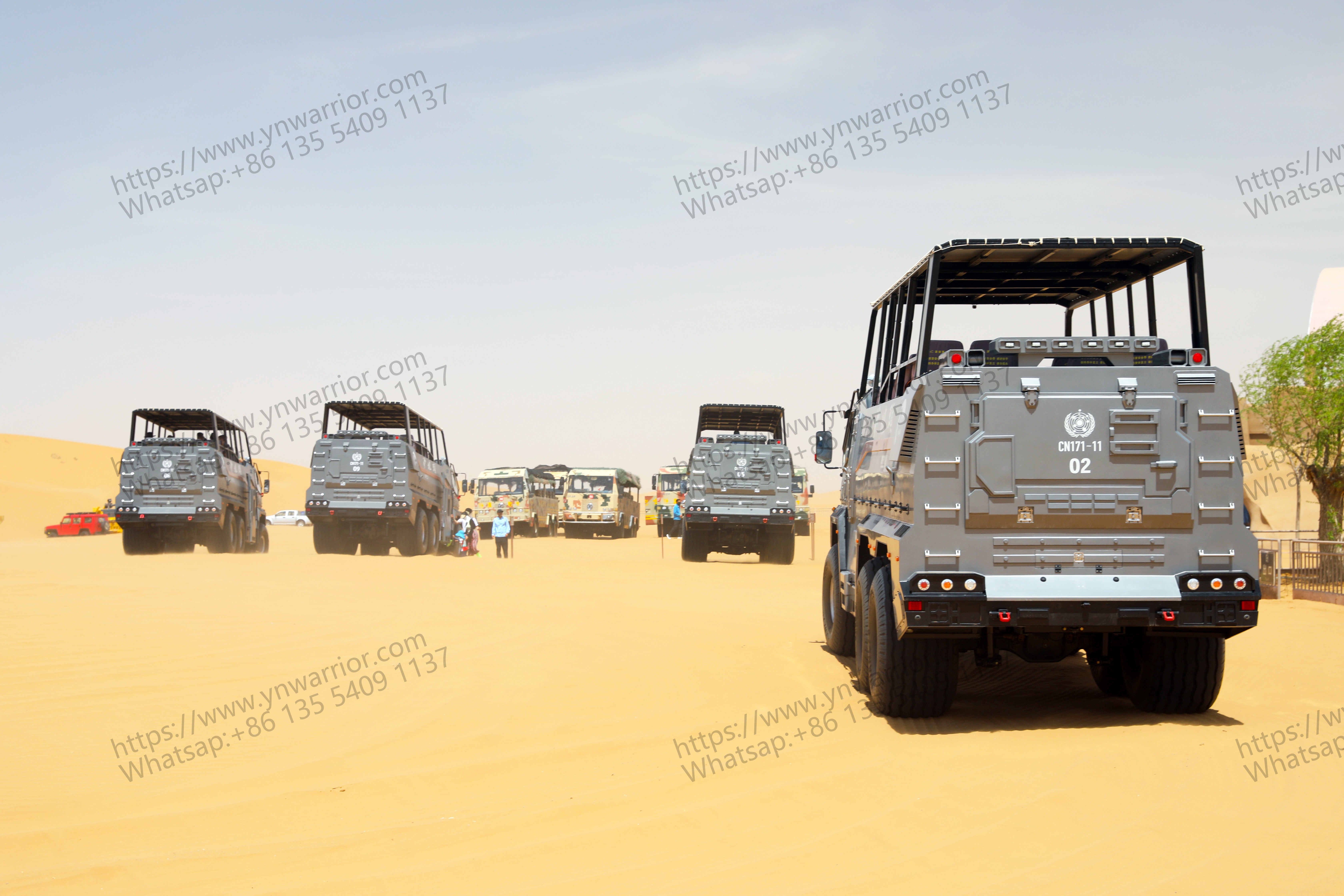 desert cruiser bus fleet real shot 