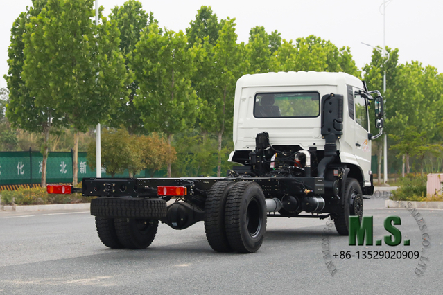 Chasis de peso bruto de 210 caballos de fuerza de 15 toneladas con cabina de Dongfeng Cargo de Cargo_Base Wheelmens, motor Cummins, aire acondicionado, llanta de repuesto, buen precio_manufacturer directo