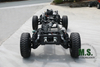 220 caballos de fuerza de 6 toneladas de peso bruto militar servido Dongfeng Mengshi Rolling Chassis_run-Flat, CTIS, transmisión automática, suspensión independiente de doble depósito doble delantero y trasero