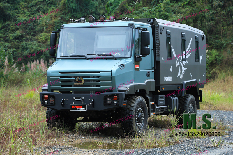 camioneta, baúl, camión de transporte de soldados, 4x4 