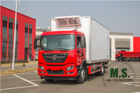 220 CV 15,5 toneladas de peso bruto bruto Dongfeng Camión frigorífico_Soporte de motor yuchai Euro-6 7,3 metros_Precio de fábrica directo del fabricante