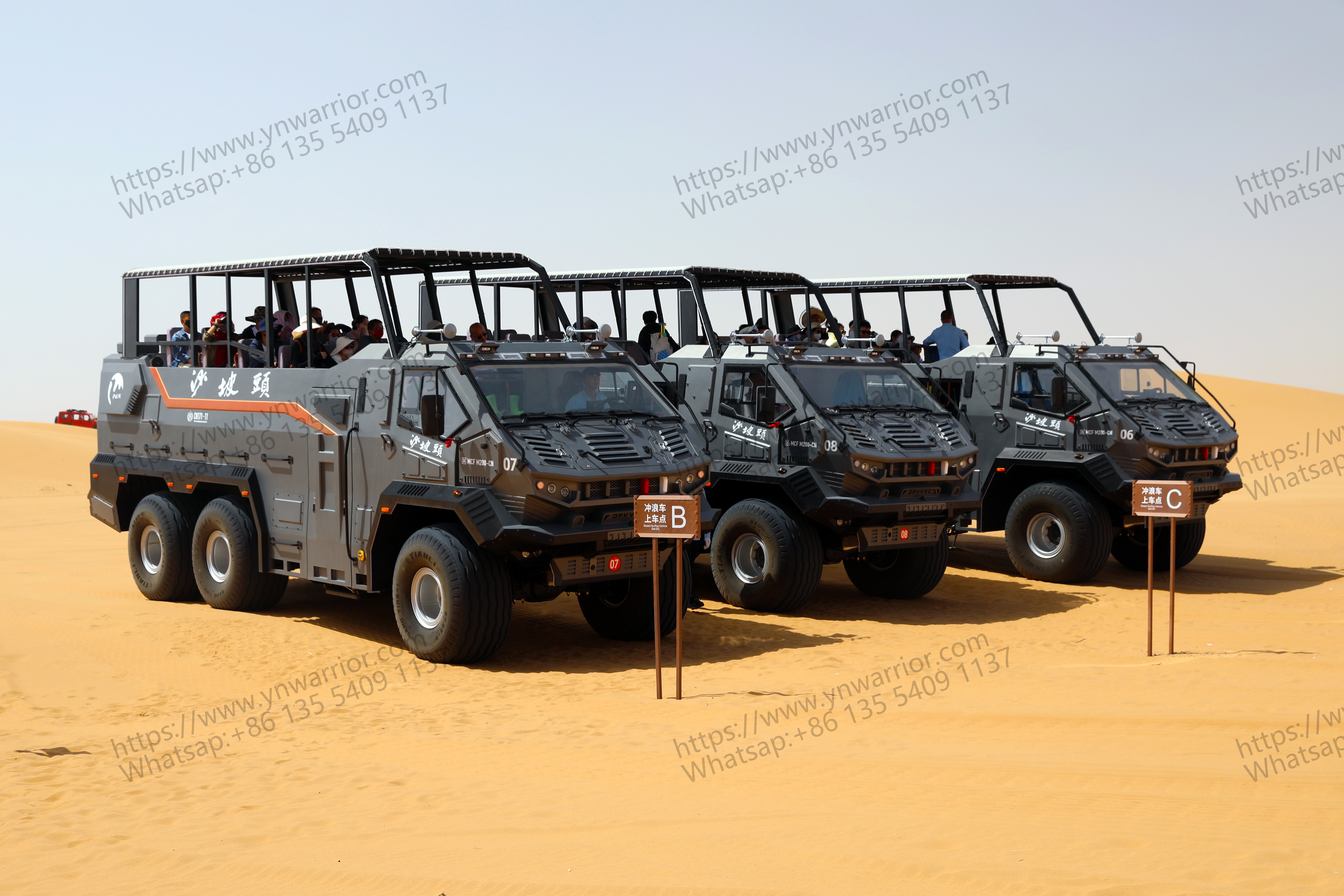 big desert cruiser bus fleet 
