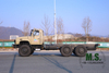Chasis de Camión Todoterreno Dongfeng de 260 Caballos de Fuerza y ​​26 Toneladas de Peso Bruto 6x6 con Cabina_Con Toma de Fuerza, Cabrestante Eléctrico Delantero, Motor Cummins de Inyección Mecánica, Rejilla Protectora en Luces, para Camión Perforador