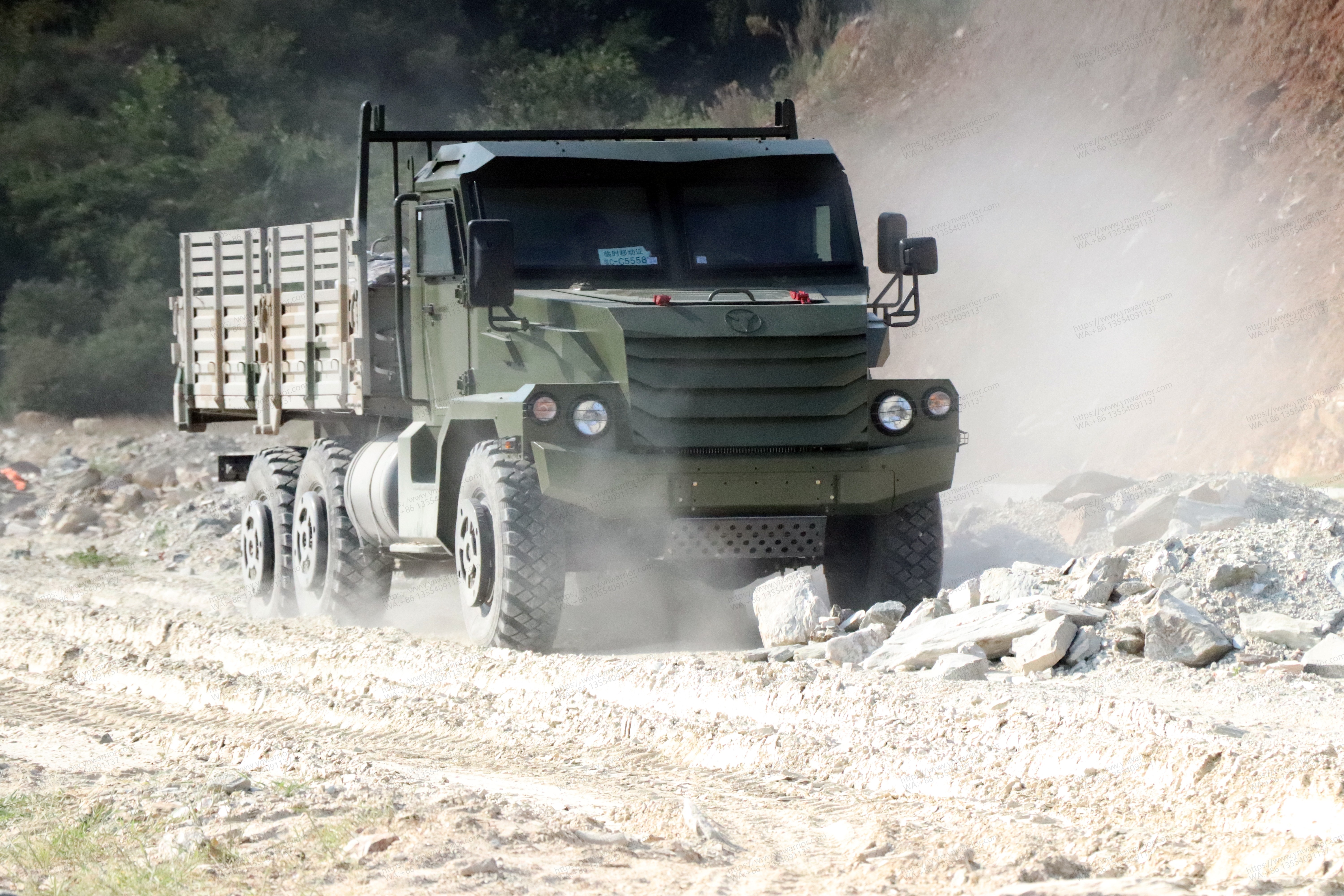 camión chino de grado militar, el camión blindado 