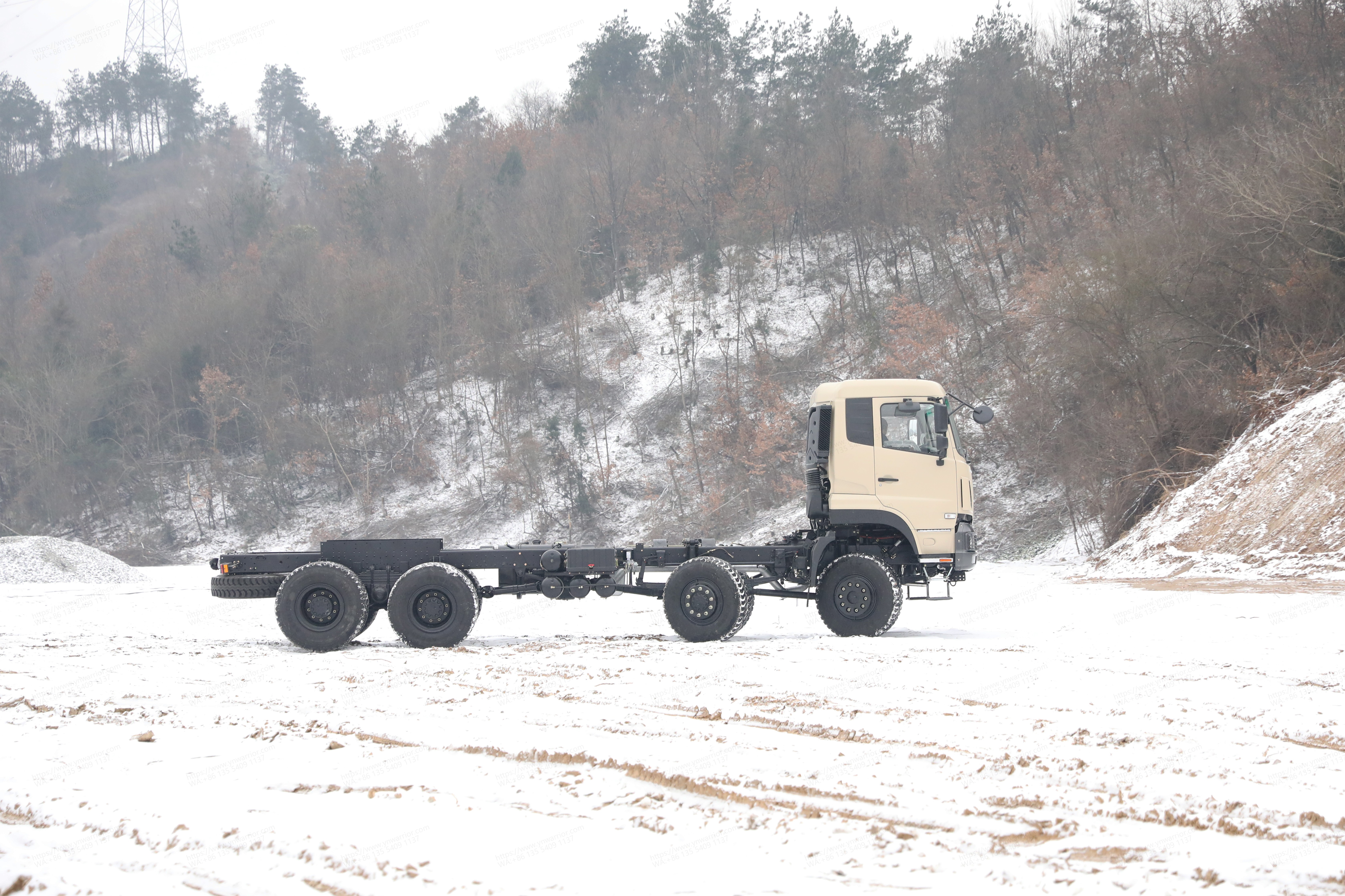 chino Dongfeng 8x8 chasis de camión 