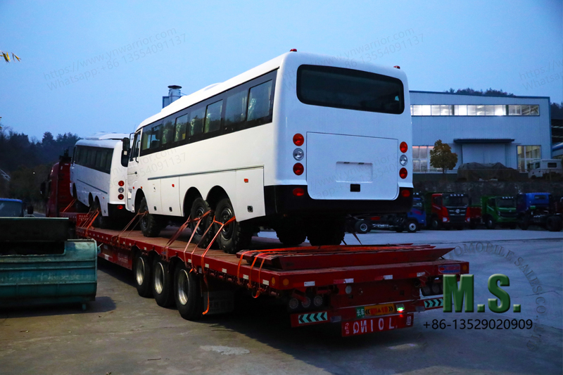 6x6 autobús despachado desde fábrica 