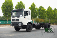 Chasis de peso bruto de 210 caballos de fuerza de 15 toneladas con cabina de Dongfeng Cargo de Cargo_Base Wheelmens, motor Cummins, aire acondicionado, llanta de repuesto, buen precio_manufacturer directo
