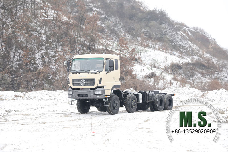 camión dongfeng lleno de nieve