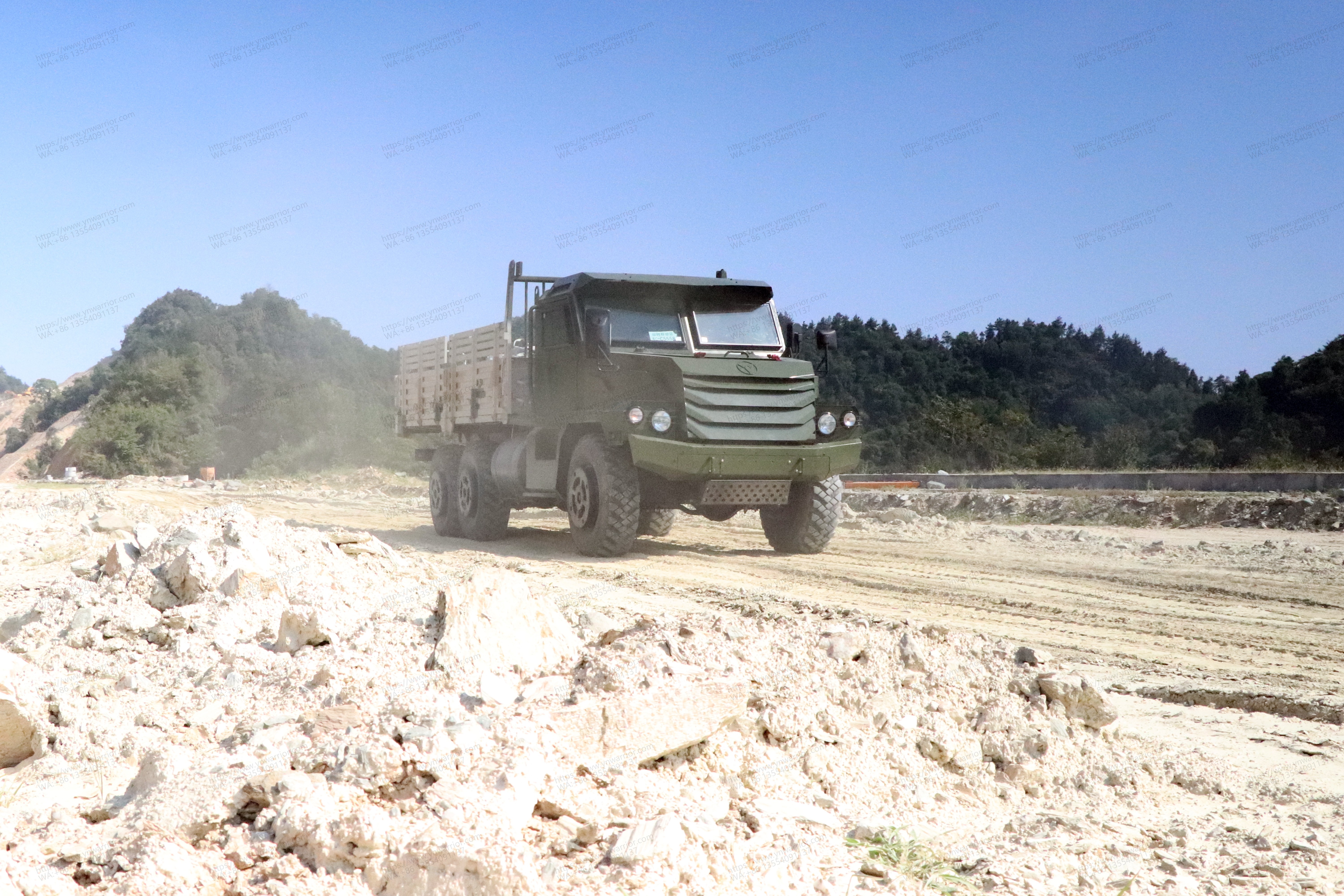 Dongfeng 6x6 camión blindado fuera de carretera 