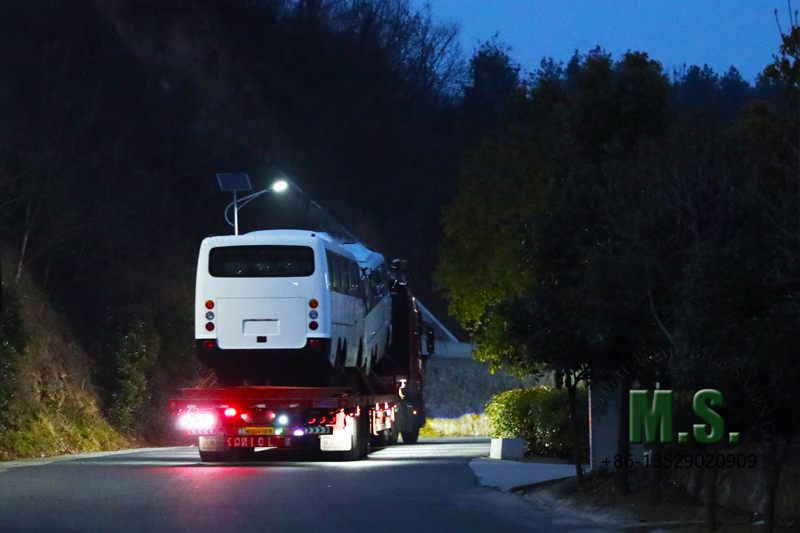 6x6 autobús del autobús envío en la noche 