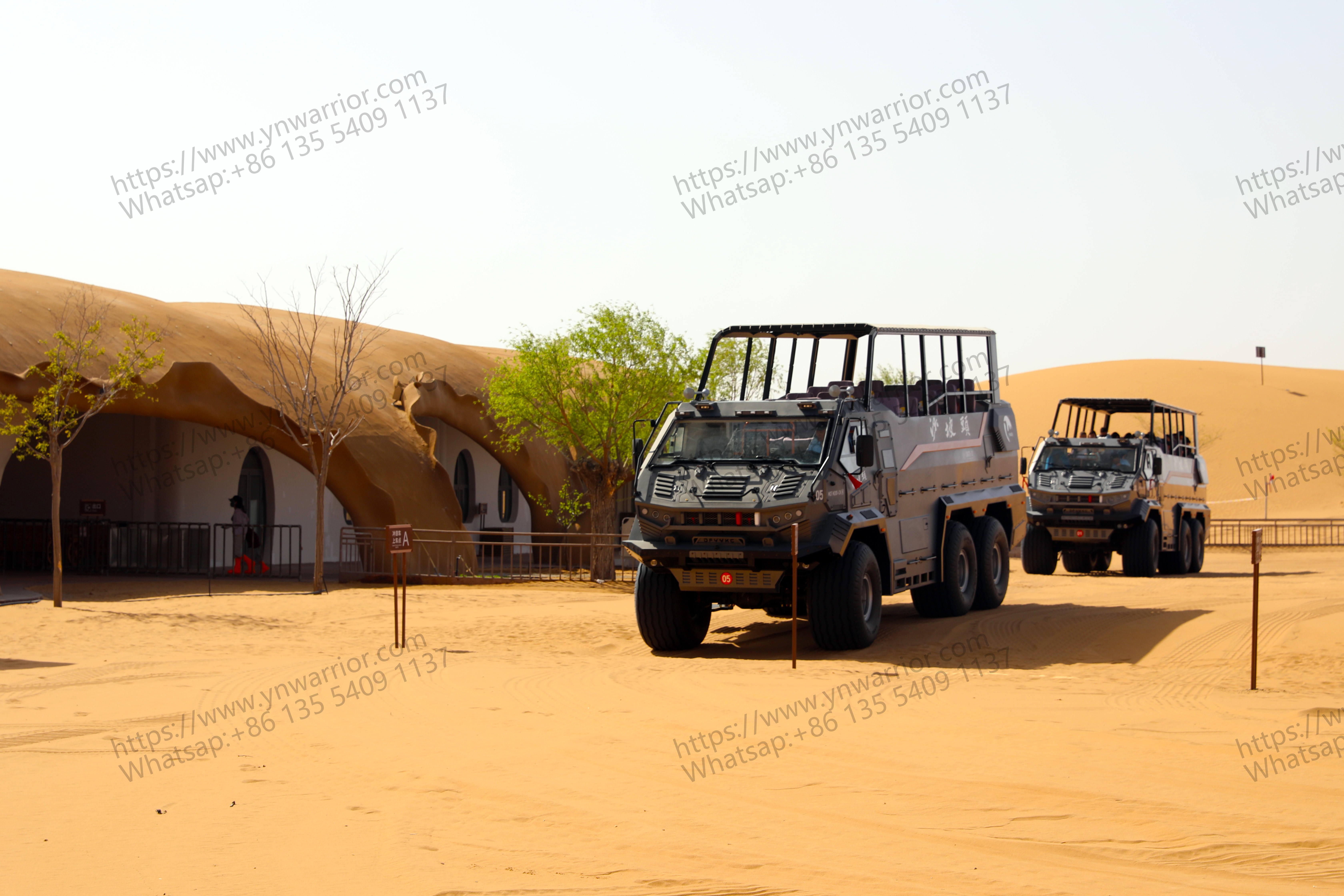 desert cruiser bus fleet China 
