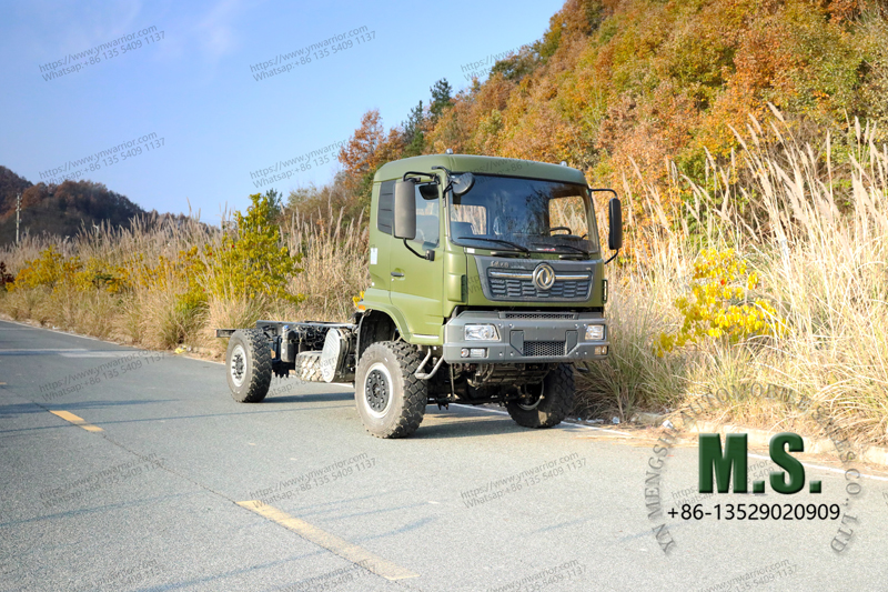 4x4 camión militar chasis color verde 