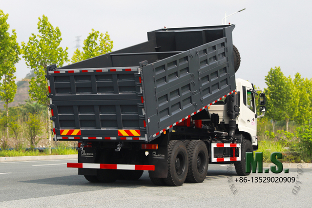 340 caballos de fuerza de 30 toneladas de peso bruto Dongfeng 6x4 Dump Truck_Solid Axle, motor Wechai, caja de carga de acero espesada, con un Bed_Manufacturer directamente