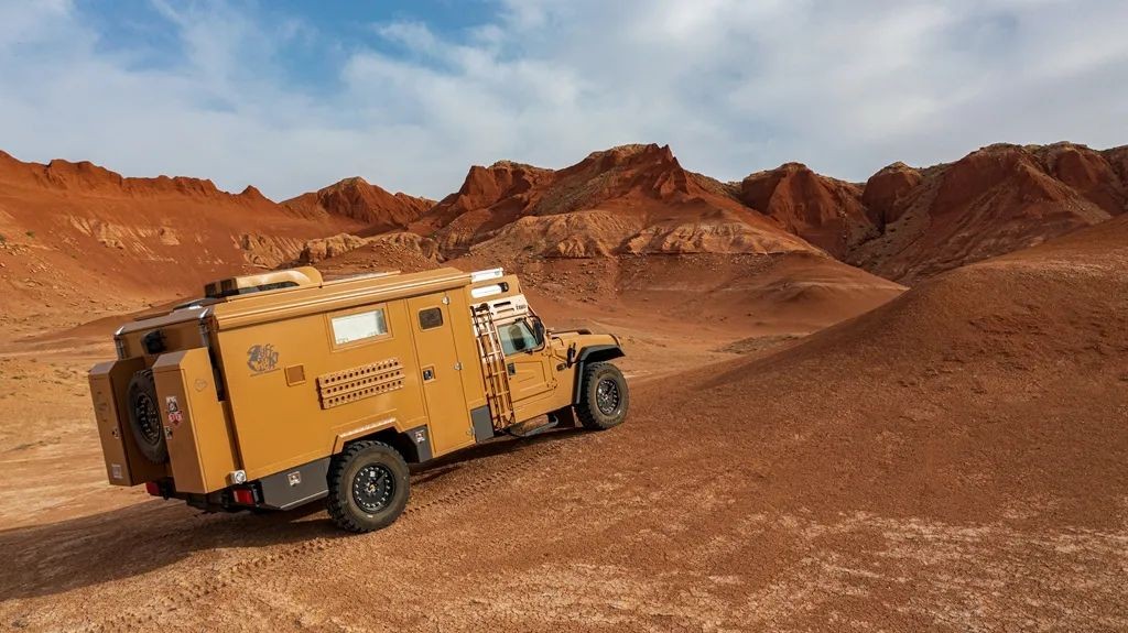 Camión Camper traje para el mercado de África 