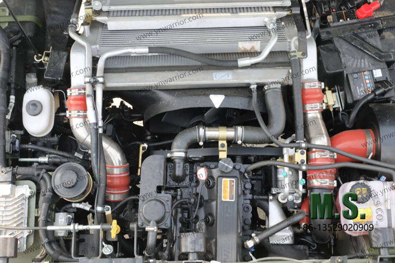 Dongfeng Chasis todoterreno Mengshi 4x4 con compartimento del motor en cabina 